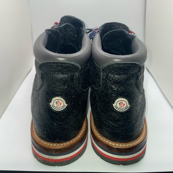 MONCLER Blanche Crinkle Leather Boots - Picture 3 of 7